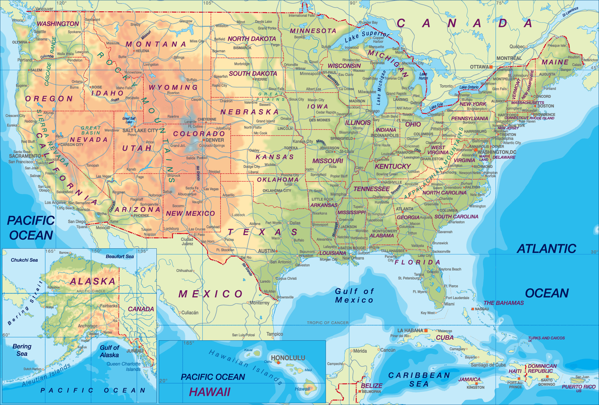 America Map Image Wayne Baisey